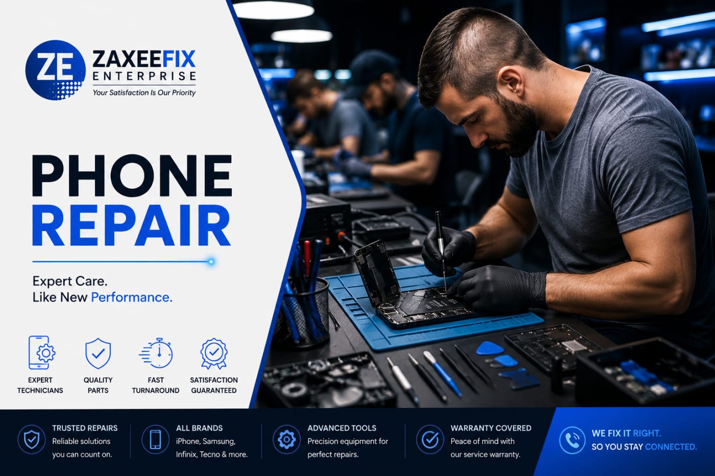 Phone Repair service banner