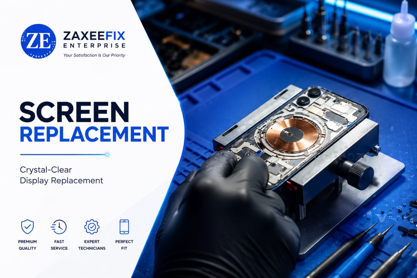 Screen Replacement service banner